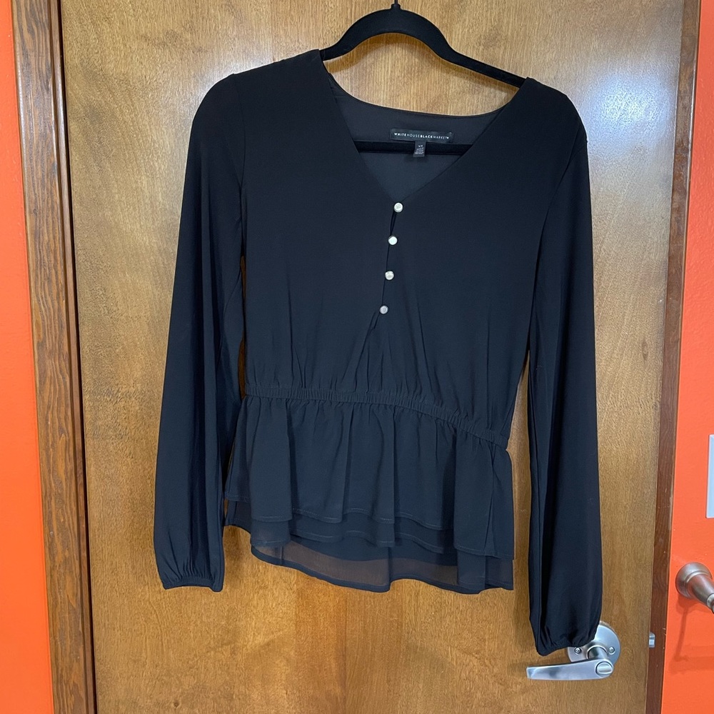 White House Black Market cinched top